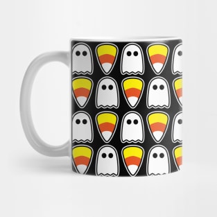 Halloween Ghosts And Candy Corn Mug